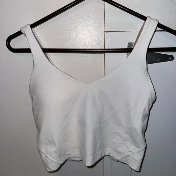 Lululemon Athletic White & Tan Top, Red Top Bundle - Picture 2 of 7